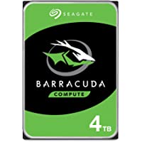 Los mejores  - Seagate BarraCuda- 4 TB- Disco duro interno- HDD- 3-5&quot-- SATA 6 GB-s- 5400 RPM- caché de 256 MB para ordenador de…